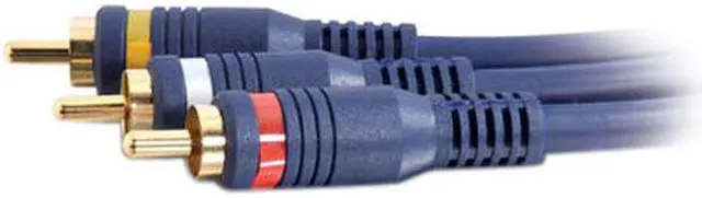 Alt view image 3 of 4 - Cables To Go Model 29111 100 ft. Velocity RCA Audio/Video Combination Interconnect Male to Male