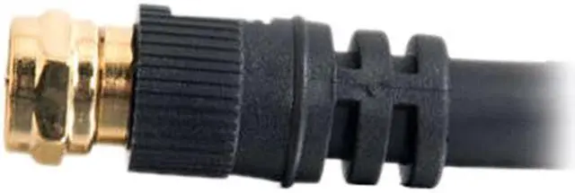 Alt view image 2 of 3 - C2G 29131 Value Series F-Type RG6 Coaxial Video Cable, Black (3 Feet, 0.91 Meters)