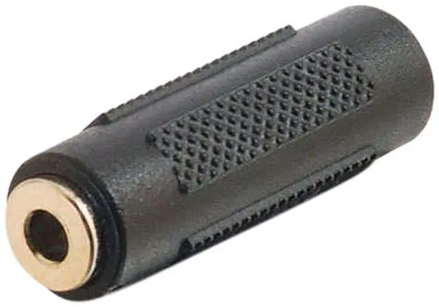 Main image of C2G 03170 3.5mm Aux F/F Stereo Coupler, TAA Compliant, Black
