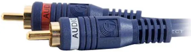 Alt view image 3 of 4 - C2G 13032 Velocity RCA Stereo Audio Cable, Blue (3 Feet, 0.91 Meters)