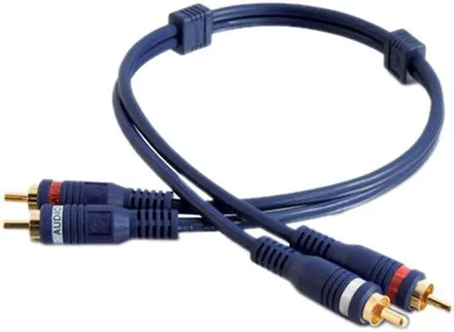 Alt view image 4 of 4 - C2G 13033 Velocity RCA Stereo Audio Cable, Blue (6 Feet, 1.82 Meters)