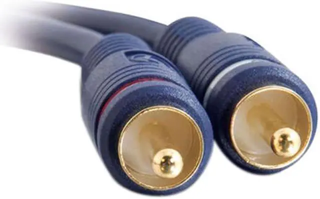 Alt view image 2 of 4 - C2G 13033 Velocity RCA Stereo Audio Cable, Blue (6 Feet, 1.82 Meters)