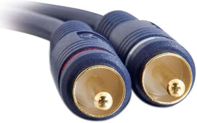 Alt view image 2 of 4 - C2G 13034 Velocity RCA Stereo Audio Cable, Blue (12 Feet, 3.65 Meters)