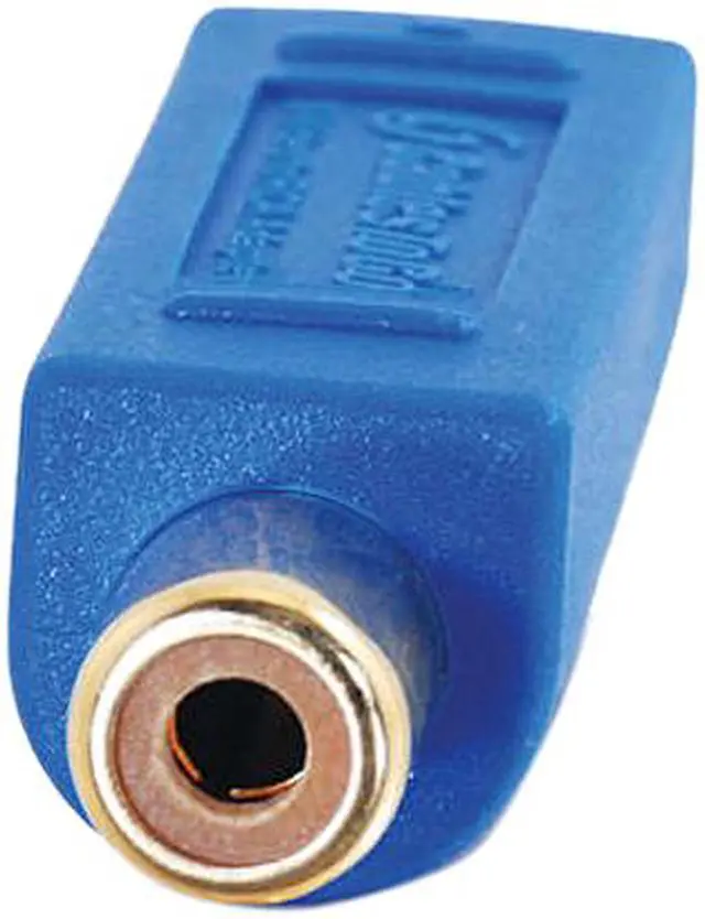 Alt view image 3 of 4 - C2G 13058 Bi-Directional S-Video Male to RCA Female Video Adapter, Blue