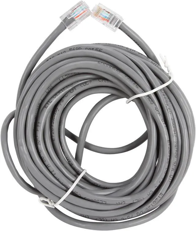 Alt view image 2 of 3 - C2G 22702 Cat5e Cable - Non-Booted Unshielded Ethernet Network Patch Cable, Gray (25 Feet, 7.62 Meters)