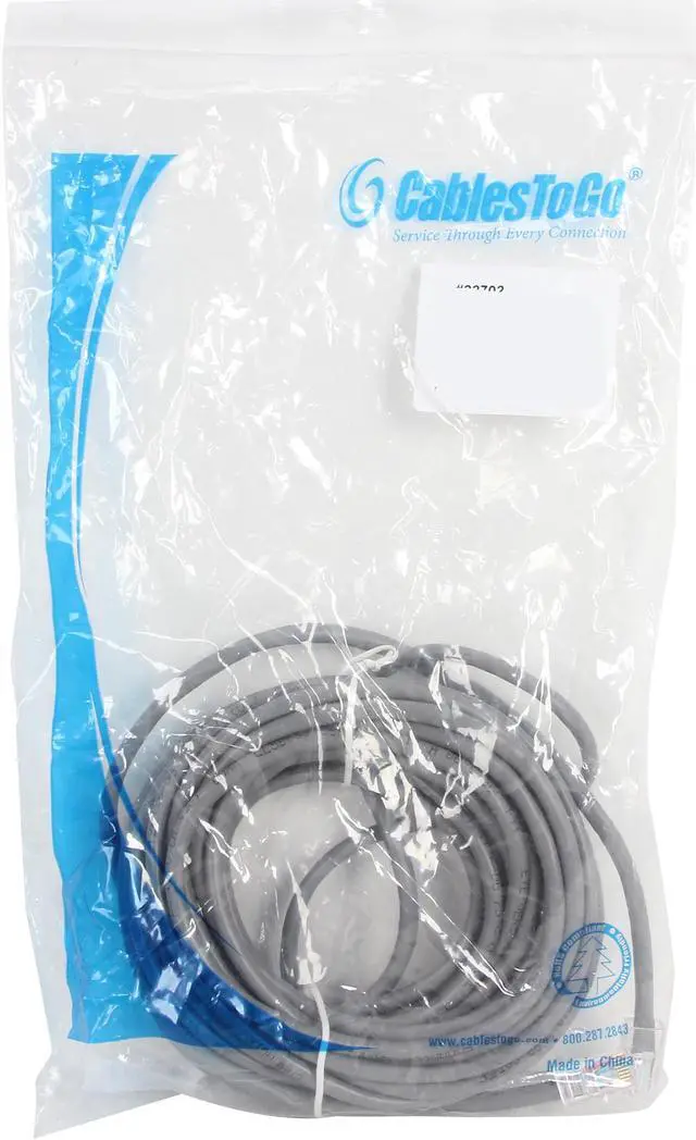 Alt view image 3 of 3 - C2G 22702 Cat5e Cable - Non-Booted Unshielded Ethernet Network Patch Cable, Gray (25 Feet, 7.62 Meters)