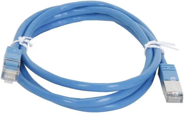 Alt view image 2 of 3 - C2G 27246 Cat5e Cable - Snagless Shielded Ethernet Network Patch Cable, Blue (5 Feet, 1.52 Meters)