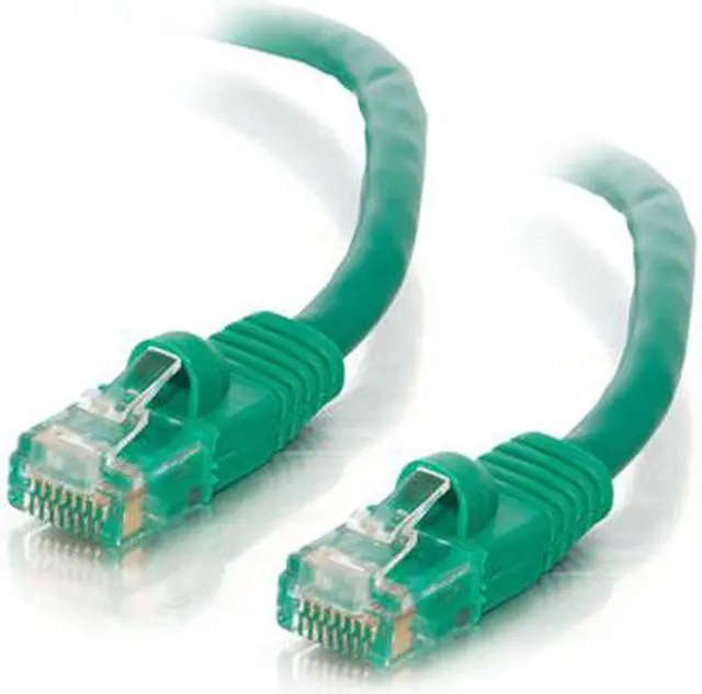 Main image of C2G 24229 Cat5e Cable - Non-Booted Unshielded Ethernet Network Patch Cable, Green (1 Foot, 0.30 Meters)
