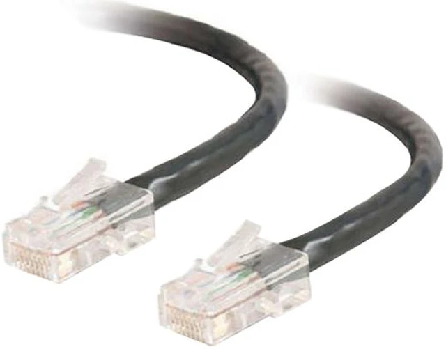 Main image of C2G 22683 Cat5e Cable - Non-Booted Unshielded Ethernet Network Patch Cable, Black (5 Foot, 1.52 Meters)