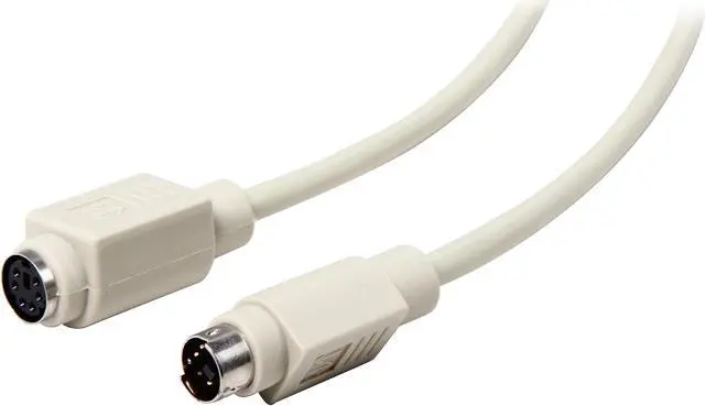 Main image of C2G 02715 PS/2 M/F Keyboard/Mouse Extension Cable, Beige (6 Feet, 1.82 Meters)