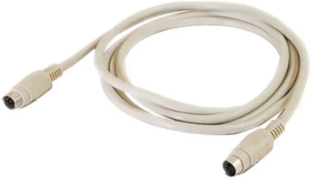 Alt view image 2 of 4 - C2G 02692 PS/2 M/M Keyboard/Mouse Cable, Beige (6 Feet, 1.82 Meters)