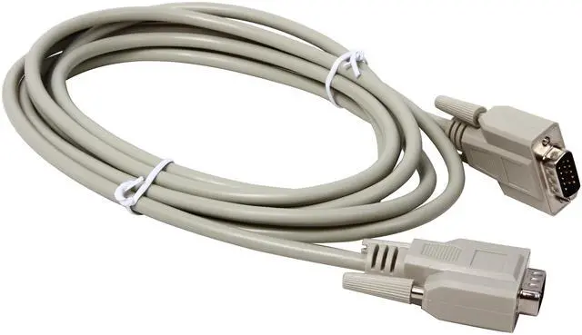 Alt view image 2 of 3 - C2G 09455 VGA Cable - Economy Series VGA (SVGA) M/M Monitor Cable, Beige (10 Feet, 3.04 Meters)