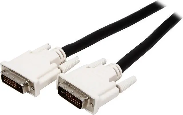 Main image of C2G 26948 DVI-I M/M Dual Link Digital/Analog Video Cable, Black (6.6 Feet, 2 Meters)