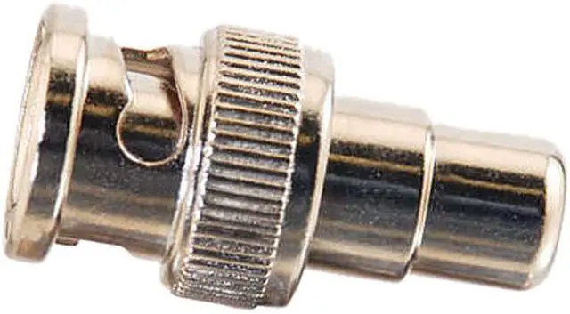 Alt view image 2 of 4 - C2G 02456 RCA Female to BNC Male Video Adapter, Silver