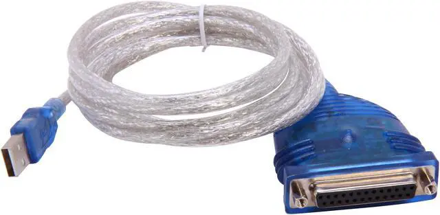 Alt view image 2 of 3 - C2G 16899 USB To DB25 Parallel Printer Adapter Cable, Beige (6 Feet, 1.82 Meters)