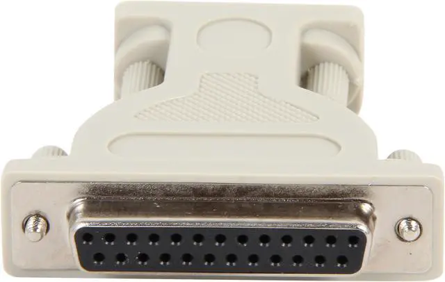 Alt view image 2 of 4 - C2G 02449 DB9 Male to DB25 Female Serial RS232 Serial Adapter, Beige