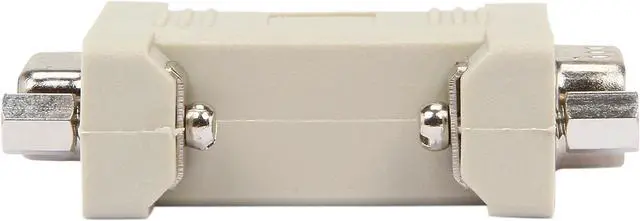Alt view image 3 of 5 - C2G 08075 DB9 Male to DB9 Female Serial RS232 Null Modem Adapter, Beige