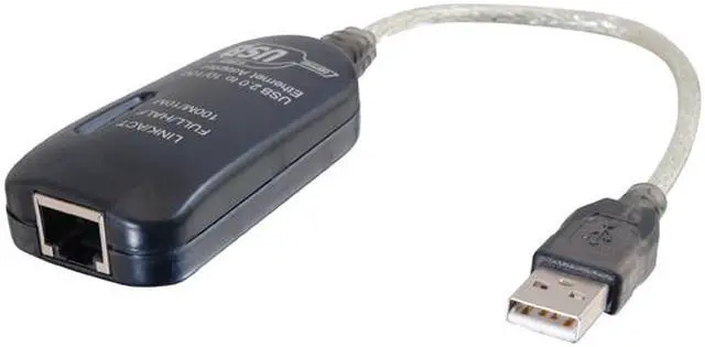 Main image of C2G 39998 7.5in USB 2.0 Fast Ethernet Adapter Cable