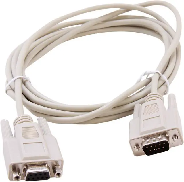 Alt view image 2 of 3 - C2G 02712 DB9 M/F Serial RS232 Extension Cable, Beige (10 Feet, 3.04 Meters)