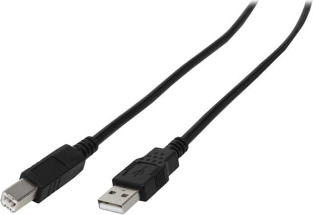 Cables To Go 2m USB 2.0 A/B Cable - Black (6.5ft), Model 28102 