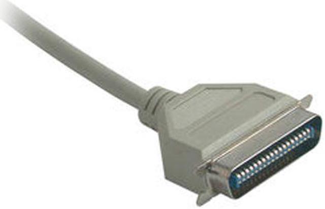 Alt view image 3 of 3 - C2G 06091 IEEE-1284 DB25 Male to Centronics 36 (C36) Male Parallel Printer Cable, Beige (10 Feet, 3.04 Meters)