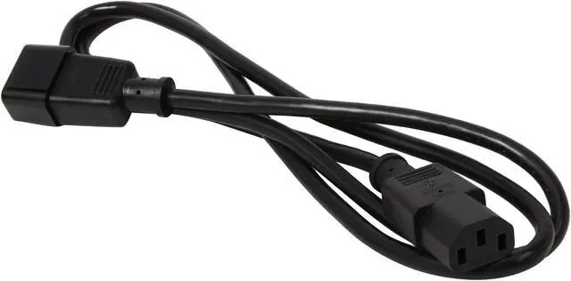 Alt view image 2 of 3 - C2G 03145 18 AWG Computer Power Extension Cord - IEC320C14 to IEC320C13, TAA Compliant, Black (4 Feet, 1.21 Meters)