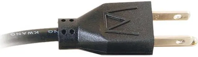 Alt view image 5 of 5 - C2G 03137 18 AWG Outlet Saver Power Extension Cord - NEMA 5-15P to NEMA 5-15R, TAA Compliant, Black (1 Feet, 0.30 Meters)