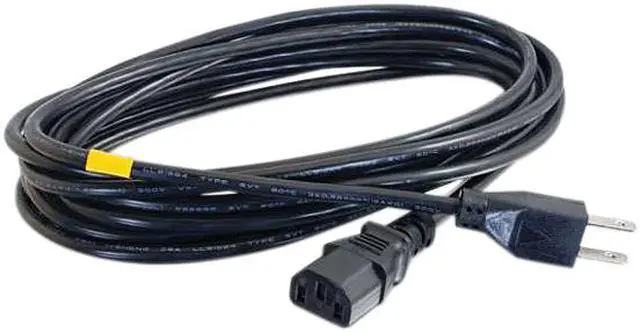 Alt view image 5 of 5 - C2G 03134 18 AWG Universal Power Cord - NEMA 5-15P to IEC320C13, TAA Compliant, Black (10 Feet, 3.04 Meters)