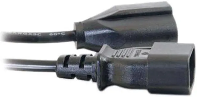 Alt view image 4 of 4 - C2G / Cables To Go 03147 1 ft. Monitor Power Adptr Cord