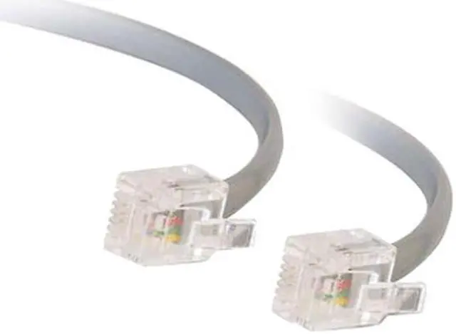 Main image of Cables To Go Model 02970 7 ft. RJ11 Modular Telephone Cable Male to Male