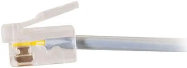 Alt view image 4 of 4 - Cables To Go Model 02970 7 ft. RJ11 Modular Telephone Cable Male to Male