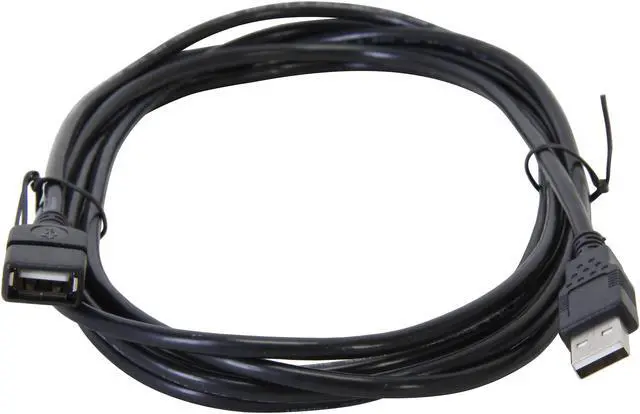 Alt view image 2 of 3 - C2G 52108 USB Extension Cable - USB 2.0 A Male to A Female Extension Cable, Black (9.8 Feet, 3 Meters)