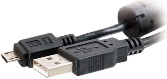 Alt view image 4 of 4 - C2G 27366 Micro USB Cable - USB 2.0 A Male to Micro-USB B Male Cable, Black (9.8 Feet, 3 Meters)