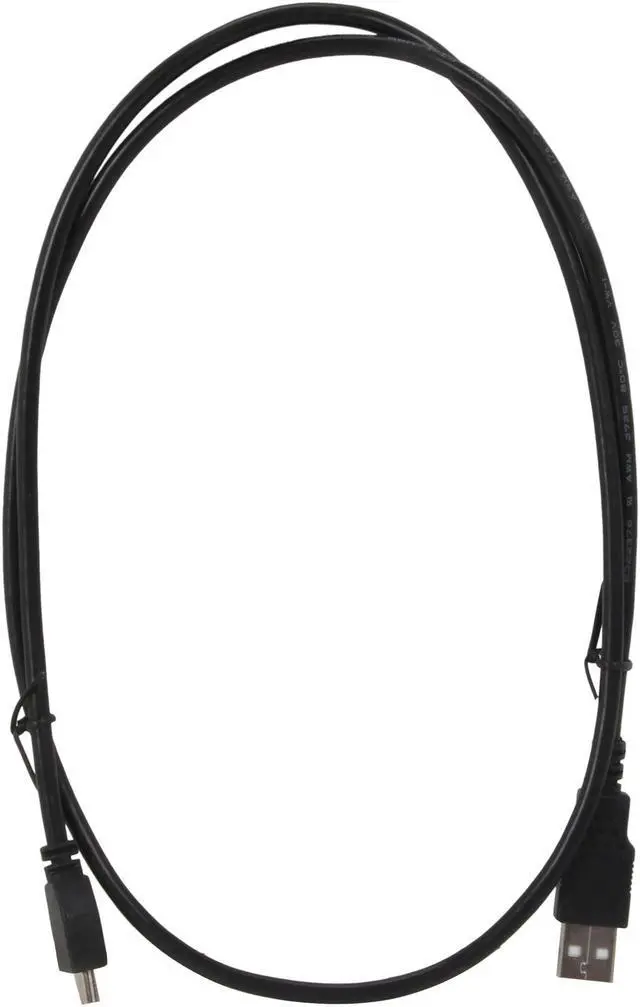 Alt view image 2 of 3 - C2G 27329 USB Cable - USB 2.0 A Male to Mini-B Male Cable for Cameras, Canon, Casio, Nikon, Toshiba, Panasonic, Black (3.3 Feet, 1 Meter)