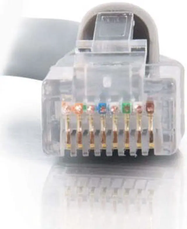 Alt view image 3 of 4 - C2G 15187 Cat5e Cable - Snagless Unshielded Ethernet Network Patch Cable, Gray (5 Feet, 1.52 Meters)