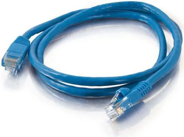 Alt view image 2 of 4 - C2G 15188 5ft Cat5E 350 MHz Snagless Patch Cable - Blue