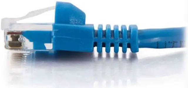 Alt view image 4 of 4 - C2G 15188 5ft Cat5E 350 MHz Snagless Patch Cable - Blue