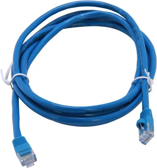 Alt view image 2 of 3 - C2G 15193 Cat5e Cable - Snagless Unshielded Ethernet Network Patch Cable, Blue (7 Feet, 2.13 Meters)