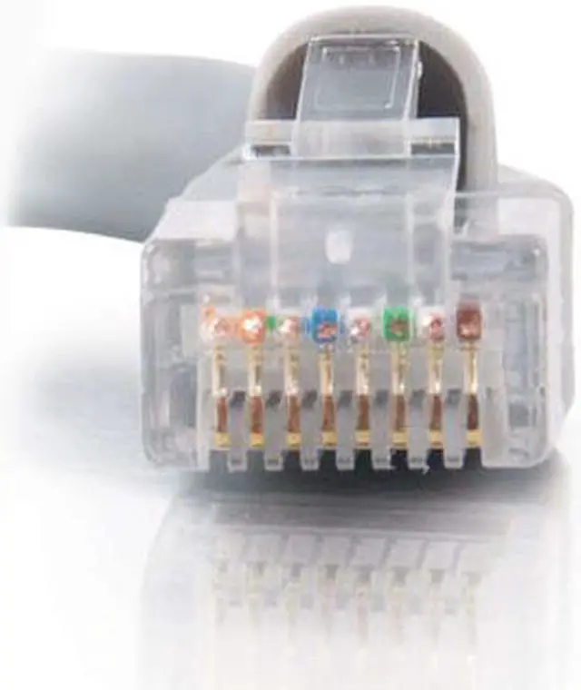 Alt view image 3 of 4 - C2G 15199 Cat5e Cable - Snagless Unshielded Ethernet Network Patch Cable, Gray (10 Feet, 3.04 Meters)