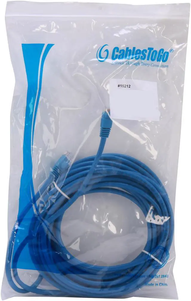 Alt view image 3 of 3 - C2G 15212 Cat5e Cable - Snagless Unshielded Ethernet Network Patch Cable, Blue (25 Feet, 7.62 Meters)