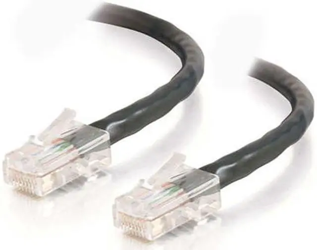 Main image of C2G 22689 Cat5e Cable - Non-Booted Unshielded Ethernet Network Patch Cable, Black (7 Feet, 2.13 Meters)