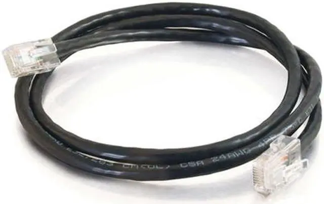 Alt view image 2 of 4 - C2G 22689 Cat5e Cable - Non-Booted Unshielded Ethernet Network Patch Cable, Black (7 Feet, 2.13 Meters)