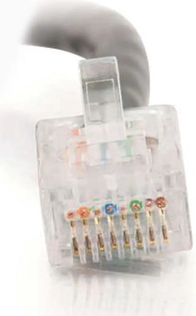 Alt view image 3 of 4 - C2G 22689 Cat5e Cable - Non-Booted Unshielded Ethernet Network Patch Cable, Black (7 Feet, 2.13 Meters)