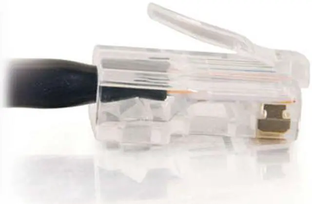 Alt view image 4 of 4 - C2G 22689 Cat5e Cable - Non-Booted Unshielded Ethernet Network Patch Cable, Black (7 Feet, 2.13 Meters)