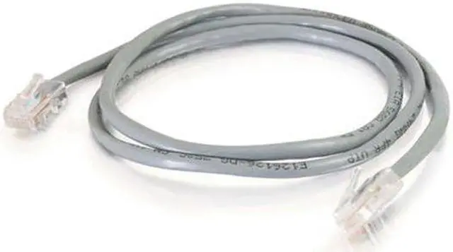 Alt view image 2 of 4 - C2G 22690 Cat5e Cable - Non-Booted Unshielded Ethernet Network Patch Cable, Gray (10 Feet, 3.04 Meters)