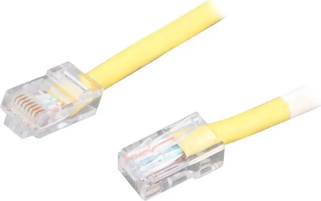 Main image of C2G 22694 Cat5e Cable - Non-Booted Unshielded Ethernet Network Patch Cable, Yellow (10 Feet, 3.04 Meters)