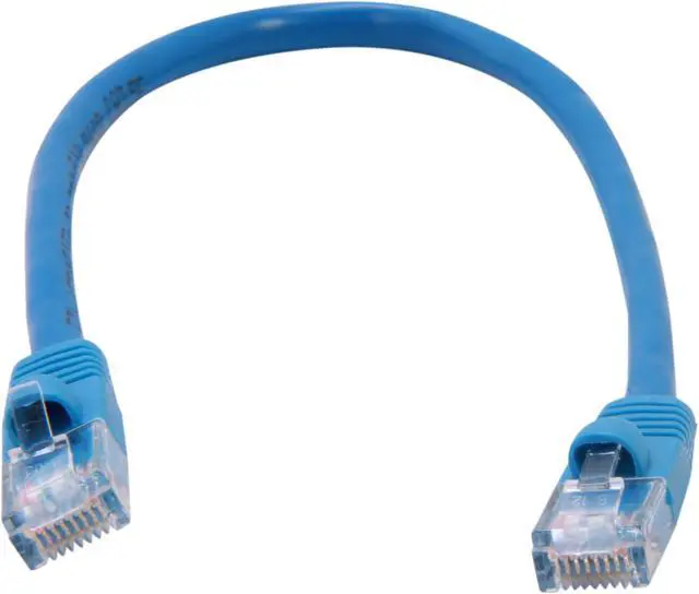 Alt view image 2 of 3 - C2G 23828 Cat5e Cable - Snagless Unshielded Ethernet Network Patch Cable, Blue (1 Foot, 0.30 Meters)