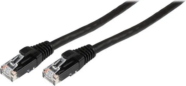 Main image of C2G 27152 Cat6 Cable - Snagless Unshielded Ethernet Network Patch Cable, Black (7 Feet, 2.13 Meters)