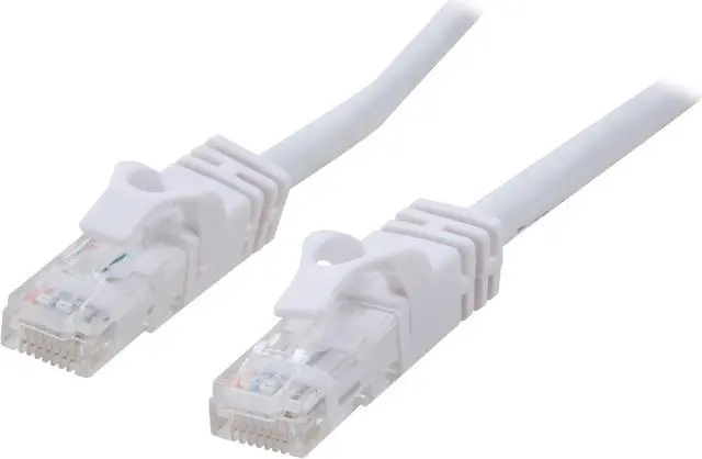 Main image of C2G 27162 Cat6 Cable - Snagless Unshielded Ethernet Network Patch Cable, White (7 Feet, 2.13 Meters)