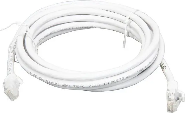 Alt view image 2 of 3 - C2G 27163 Cat6 Cable - Snagless Unshielded Ethernet Network Patch Cable, White (10 Feet, 3.04 Meters)